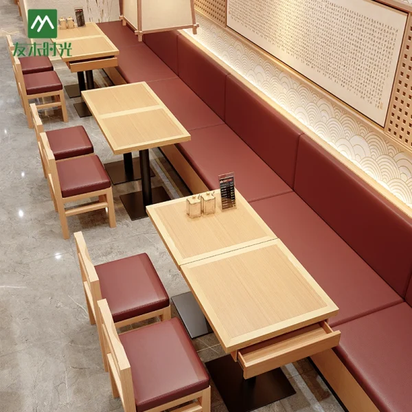 Wholesale Booth Seating and Table Sets for Chinese Restaurants and Fast Food Establishments