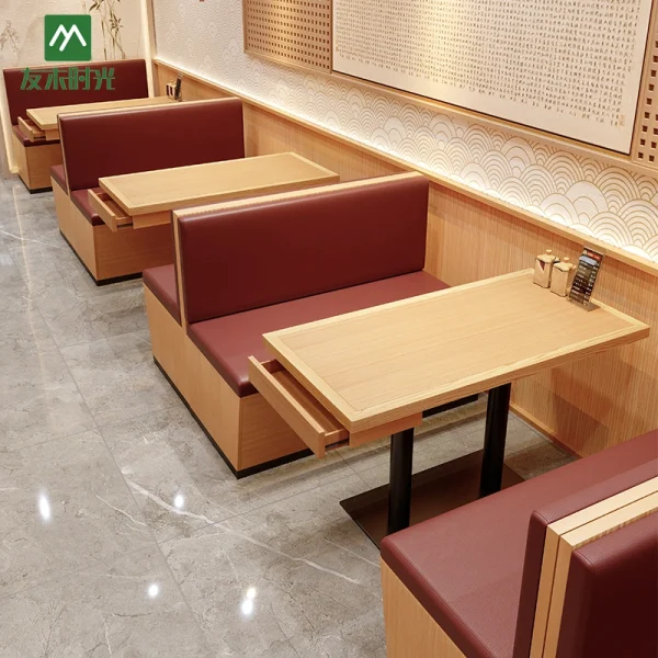 Wholesale Booth Seating and Table Sets for Chinese Restaurants and Fast Food Establishments