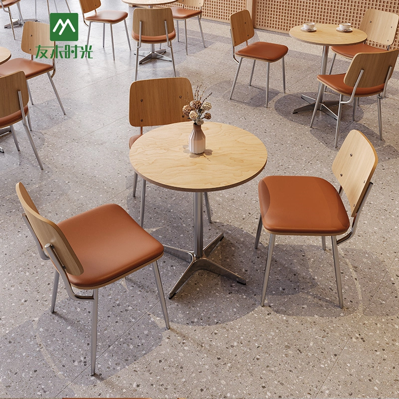 Bulk High-end Modern Cafe Furniture Sets Wholesale – Tables, Chairs, and Booth Sofas Can Be Customized – Bild 3