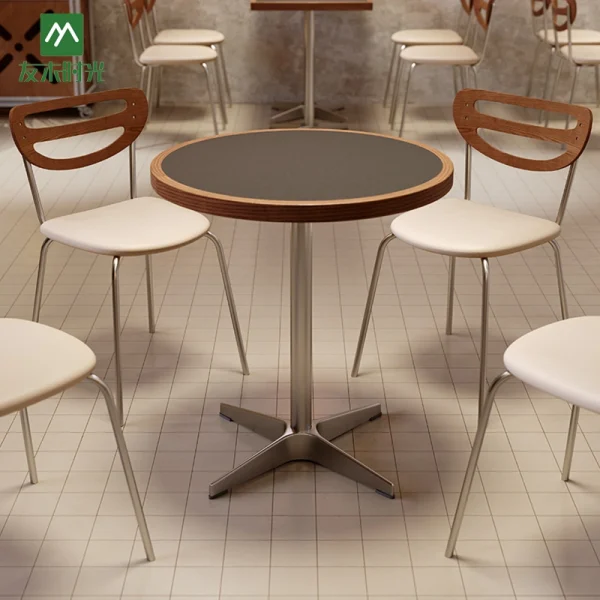 Wholesale Commercial Table, Chair and Booth Seating Set for Coffee Shop, Dessert or Tea Houses