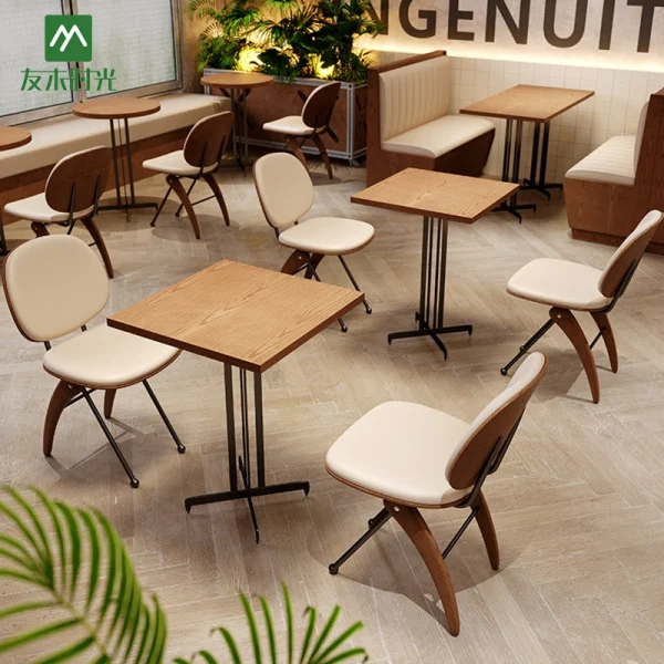 Wholesale Korean-Style Minimalist Cafe & Tables & Chairs – OEM & ODM Support
