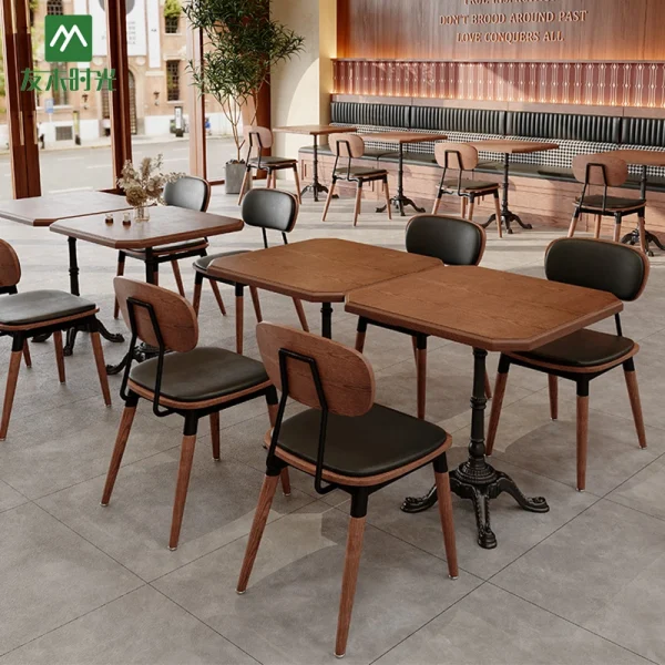 Wholesale Retro Minimalist Restaurant & Cafe Furniture – Ideal for Eastern European, and European Dining Spaces