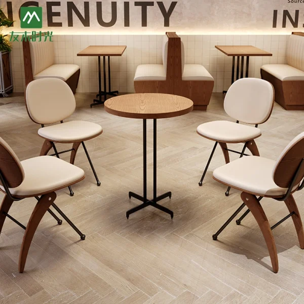 Wholesale Korean-Style Minimalist Cafe & Tables & Chairs – OEM & ODM Support