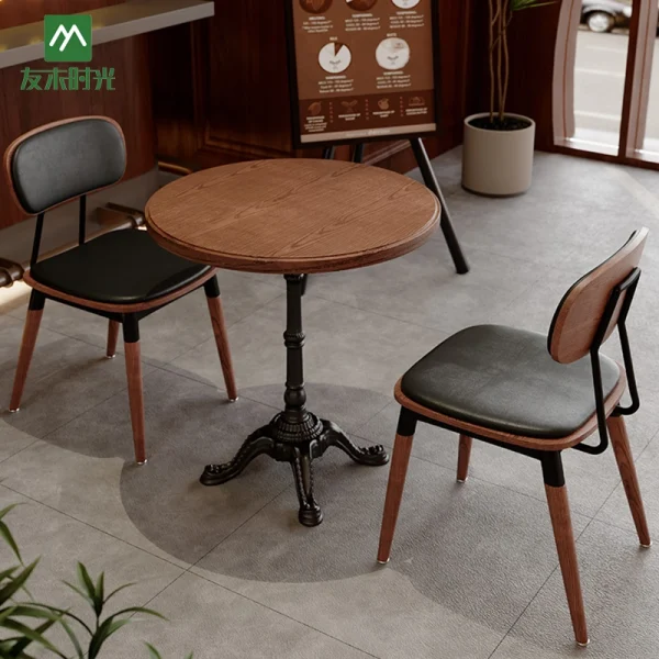 Wholesale British style Retro Restaurant Furniture Set –  OEM and DOM Support