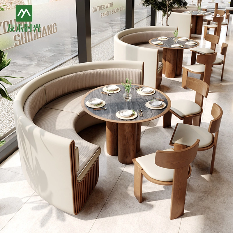 Wholesale C-Shape Booth and Table Set - Furniture For Restaurants and Hotel Lounges - Image 3