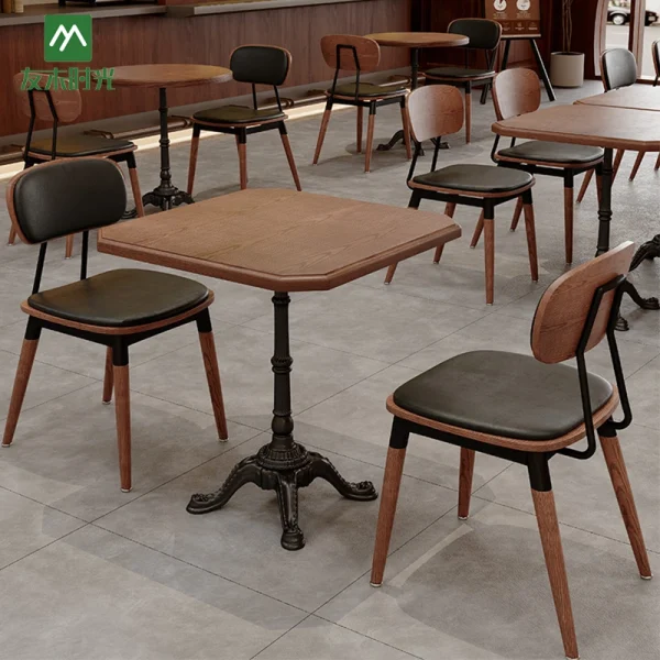 Wholesale British style Retro Restaurant Furniture Set –  OEM and DOM Support