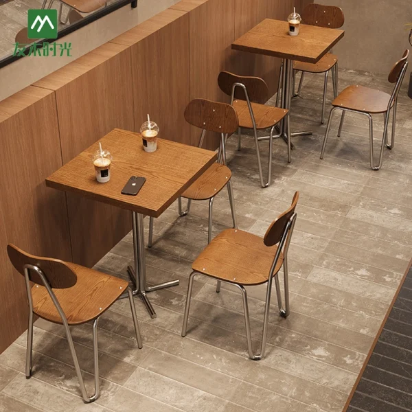 Wholesale Minimalist Restaurant Furniture for Fast Food Restaurants and Casual Coffee Shops