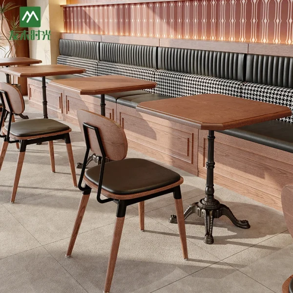 Wholesale British style Retro Restaurant Furniture Set –  OEM and DOM Support