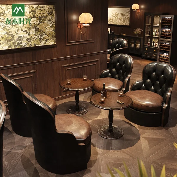 Wholesale Retro Industrial Style Bar and Pub Furniture – Booths, Tables, and Chairs