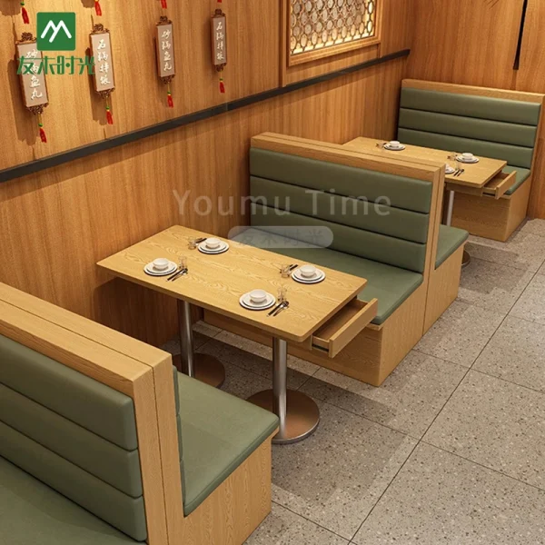 Wholesale Restaurant Sofa Sets for Thai-themed Restaurant - Table and Chair Sets for Southeast Asian Style Restaurants