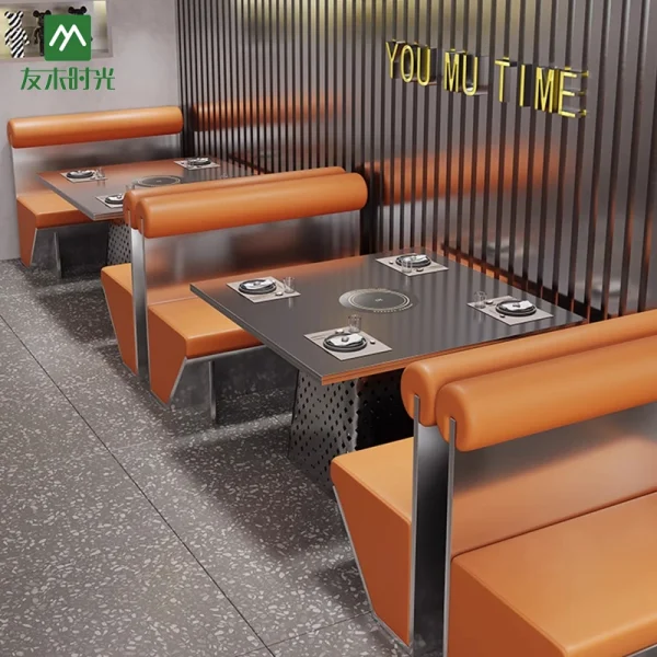 Electric Hot Pot Table Supply – Industrial Style Hot Pot Restaurant Furniture