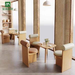 Bulk Naturalistic/Rustic Style Cafe Table and Chair Set Wholesale
