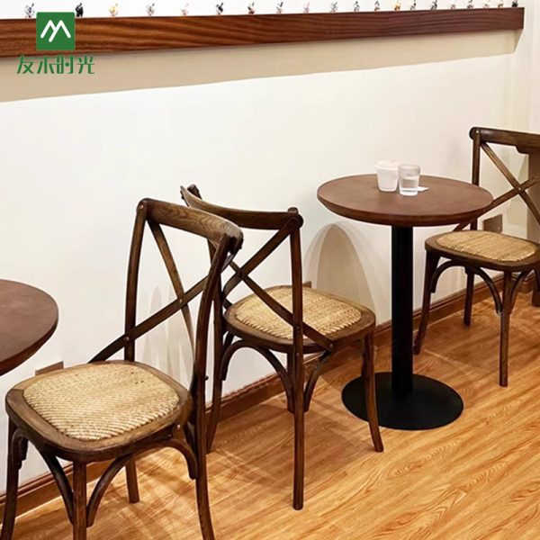 Wholesale Compact Café Table and Chair Set for Small Restaurants