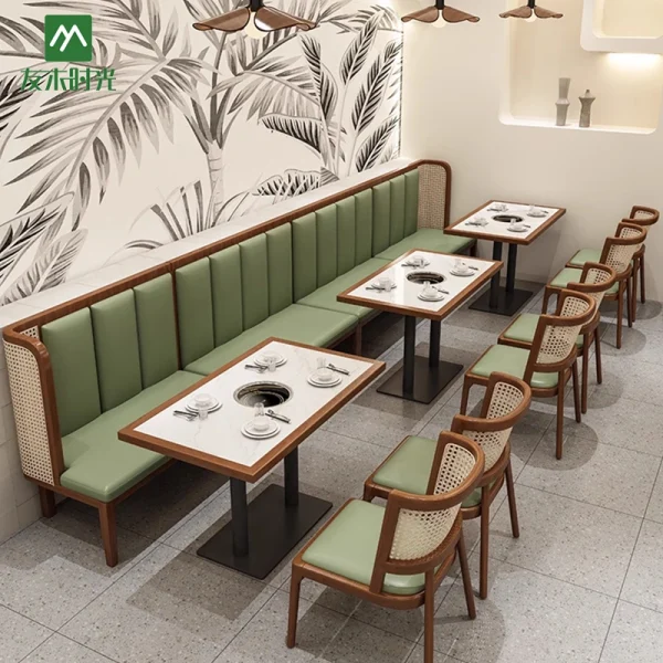 Wholesale Hot Pot Table and Chair Set, Southeast Asian Style - Hot Pot Tables, Chairs, Sofas Manufacturer