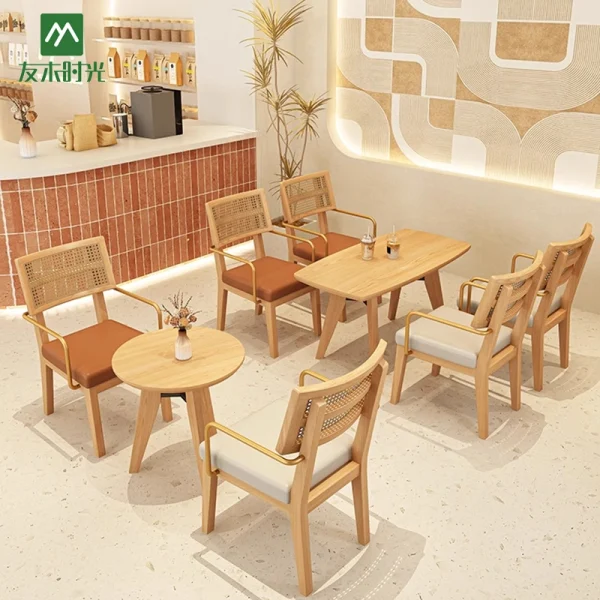 Wholesale Cafe Table and Chair Sets – Durable, Customizable Furniture Sets for Coffee Shops