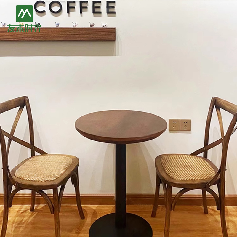 Wholesale Compact Café Table and Chair Set for Small Restaurants - Imagen 2