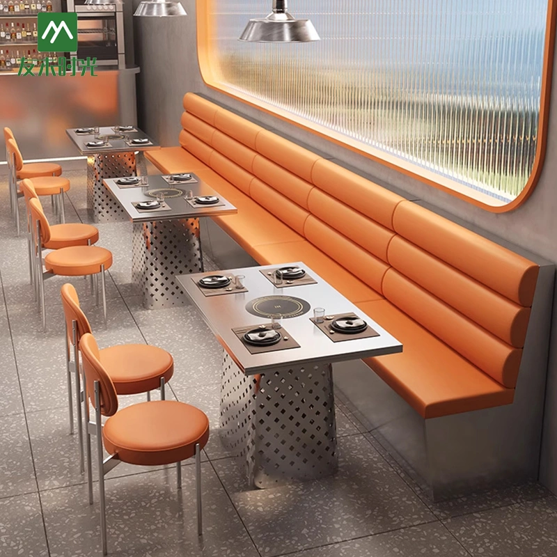 Electric Hot Pot Table Supply – Industrial Style Hot Pot Restaurant Furniture - Image 2