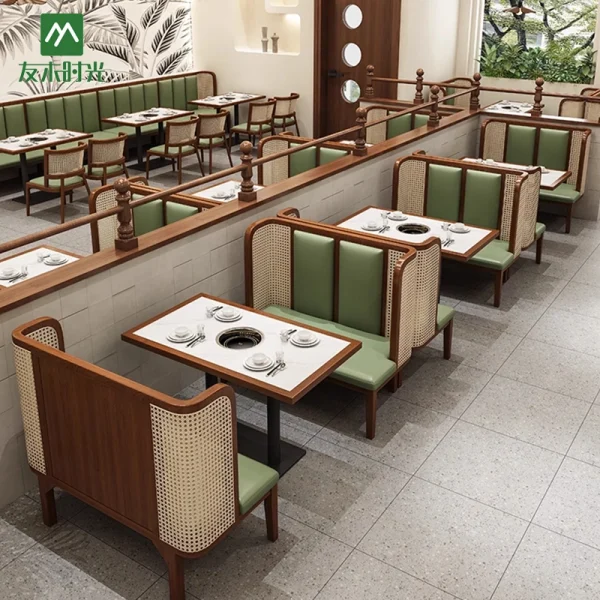 Wholesale Hot Pot Table and Chair Set, Southeast Asian Style - Hot Pot Tables, Chairs, Sofas Manufacturer