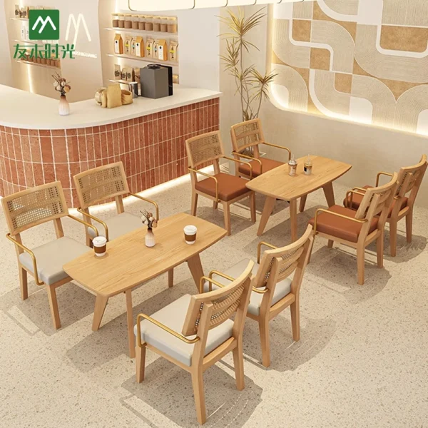 Wholesale Cafe Table and Chair Sets – Durable, Customizable Furniture Sets for Coffee Shops