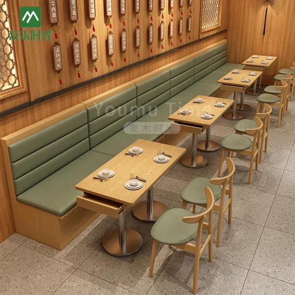 Wholesale Restaurant Sofa Sets for Thai-themed Restaurant - Table and Chair Sets for Southeast Asian Style Restaurants