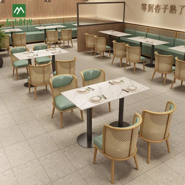 泰式餐厅桌椅套装工厂直供