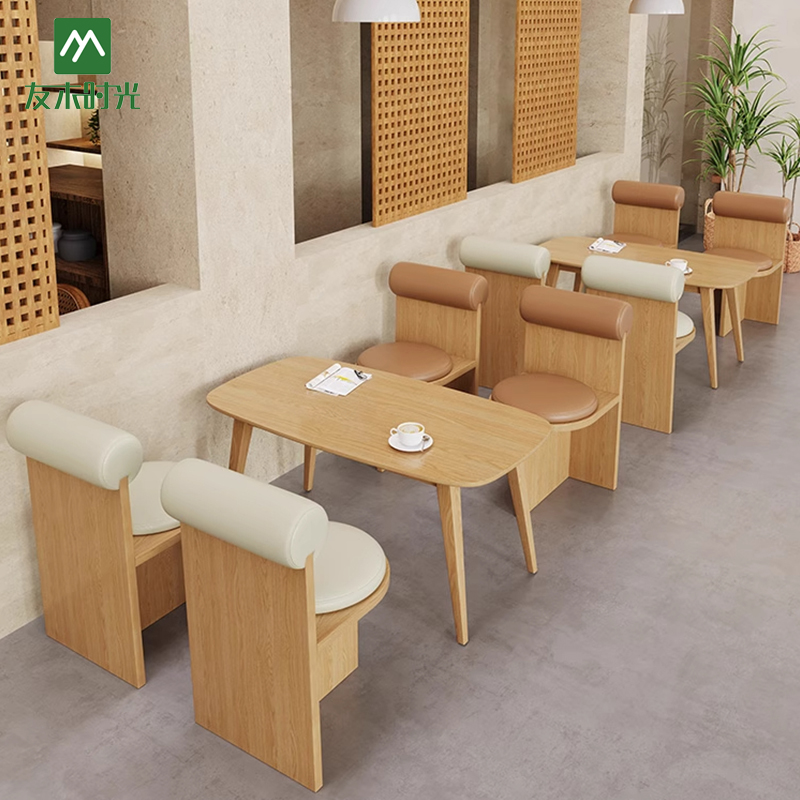 Bulk Naturalistic/Rustic Style Cafe Table and Chair Set Wholesale - 이미지 4