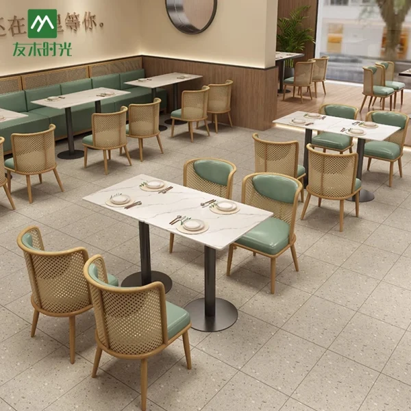 泰式餐厅桌椅套装工厂直供