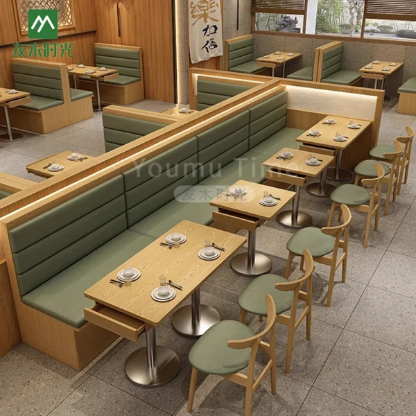 Wholesale Restaurant Sofa Sets for Thai-themed Restaurant - Table and Chair Sets for Southeast Asian Style Restaurants