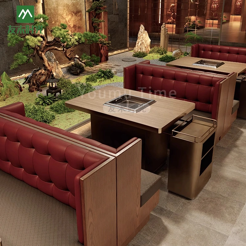 Wholesale Hot Pot & BBQ Table and Chair Set, with Built-in Induction Cooker - 图片 5