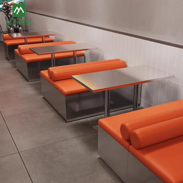 Wholesale Industrial Style Restaurant Furniture - Stainless Steel Table and Chair Sets