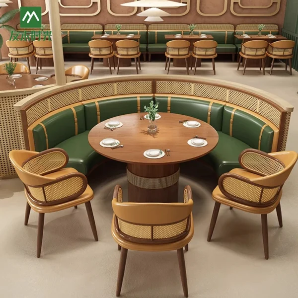 Wholesale Supplier of Rattan Table and Chair Sets Suitable for Thai-themed Restaurants