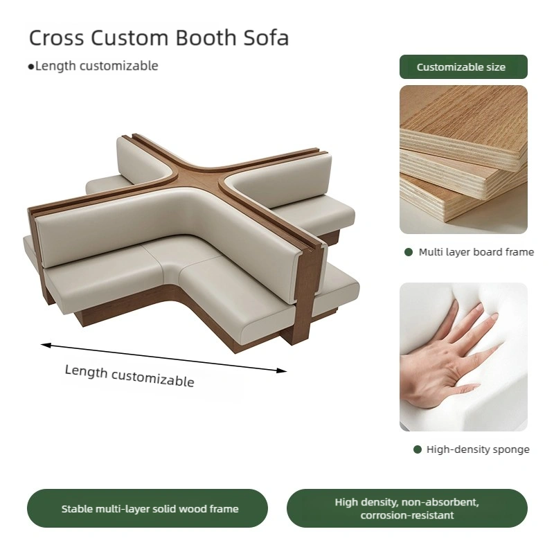 Bulk Restaurant Furniture Supply - Novel Booth, Table and Chair Sets; Customizable for Commercial Project - 이미지 10