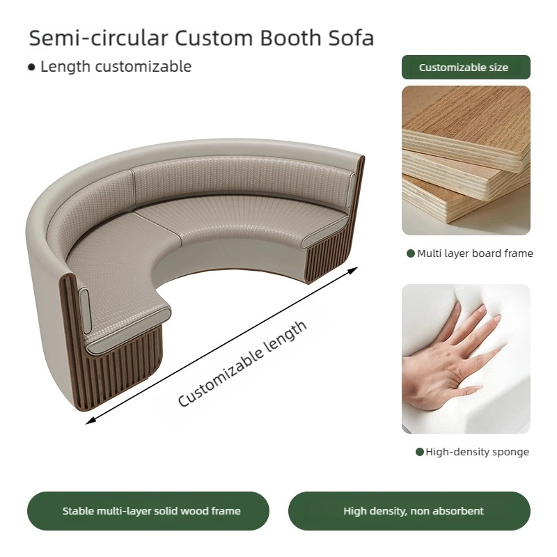 Wholesale C-Shape Booth and Table Set - Furniture For Restaurants and Hotel Lounges - Image 10