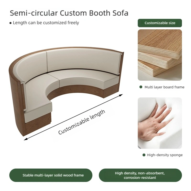 Bulk Restaurant Furniture Supply - Novel Booth, Table and Chair Sets; Customizable for Commercial Project - 이미지 9