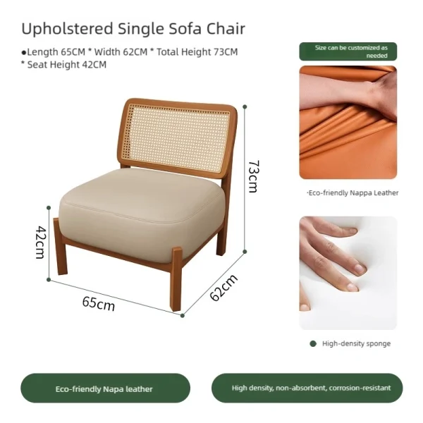 Bulk Cafe Sofa and Chair Wholesale, Wabi-sabi Style - Solid Wood Casual Table and Chair Sets for Cafes