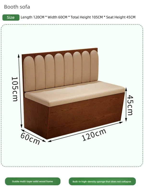 Wholesale Commercial Table, Chair and Booth Seating Set for Coffee Shop, Dessert or Tea Houses