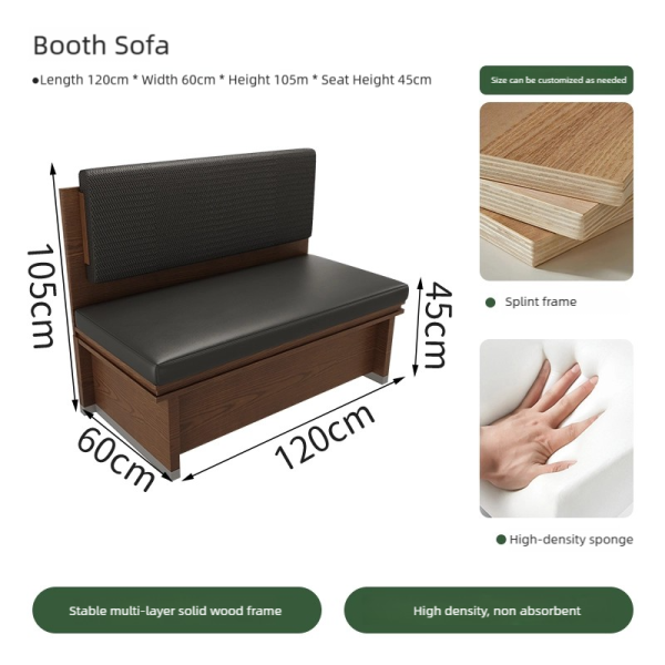 Wholesale Walnut-Color Restaurant Furniture Set -  Retro-Style For Premium Commercial Spaces