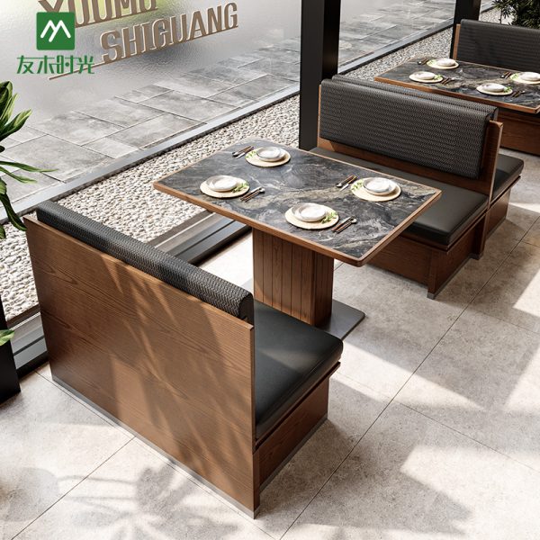 Wholesale Themed Restaurant Furniture - Eye-Catching and Durable Table and Creative Webbing Chair Sets