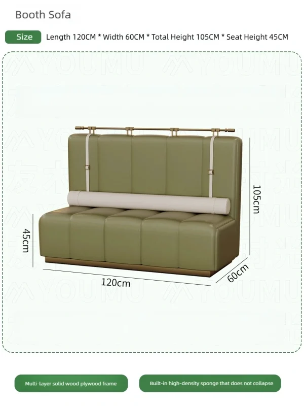 Wholesale Restaurant Leather Booth, Table, Chair - Modern Style, Light Luxury Style