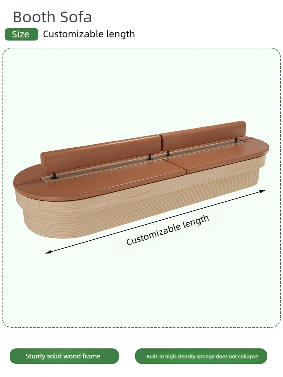 Bulk High-end Modern Cafe Furniture Sets Wholesale – Tables, Chairs, and Booth Sofas Can Be Customized – Bild 7