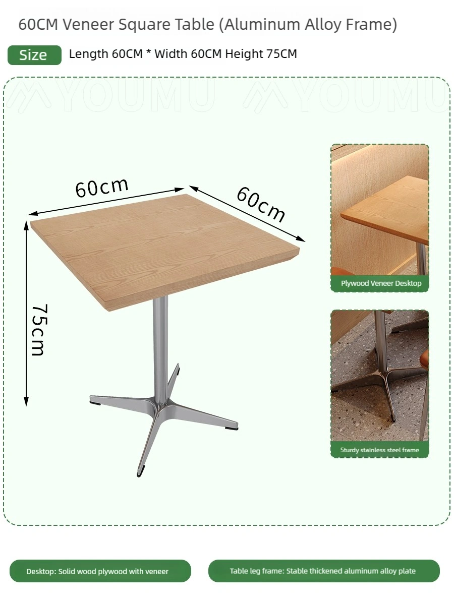 Bulk High-end Modern Cafe Furniture Sets Wholesale – Tables, Chairs, and Booth Sofas Can Be Customized – Bild 12