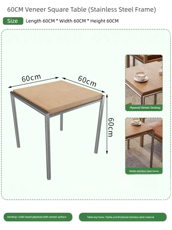 Bulk High-end Modern Cafe Furniture Sets Wholesale – Tables, Chairs, and Booth Sofas Can Be Customized