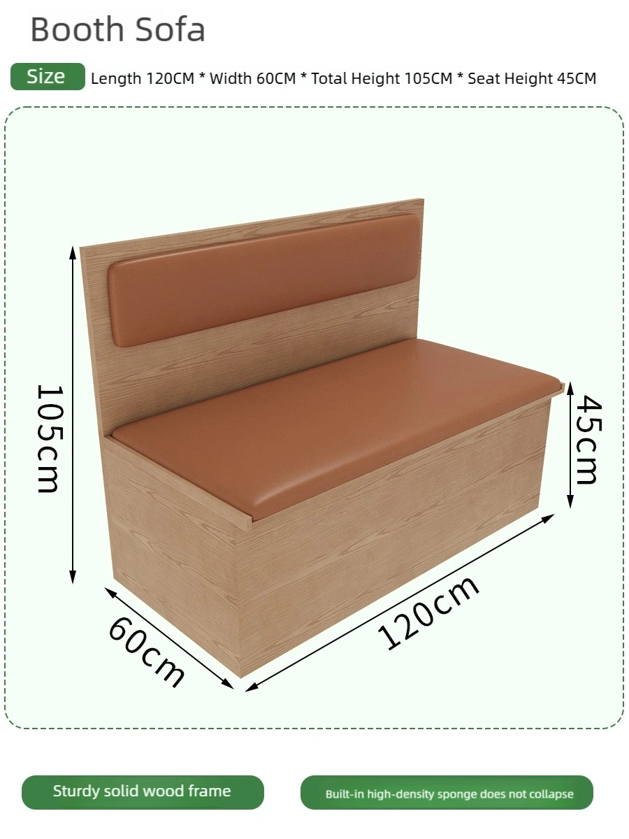 Bulk High-end Modern Cafe Furniture Sets Wholesale – Tables, Chairs, and Booth Sofas Can Be Customized – Bild 6