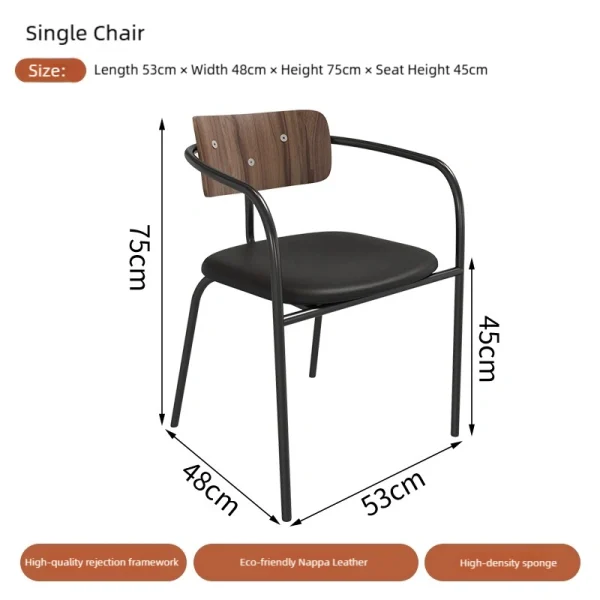 Retro-style Booth Sofa, Table, and Chair Set for Cafe, Music Restaurant, Bar