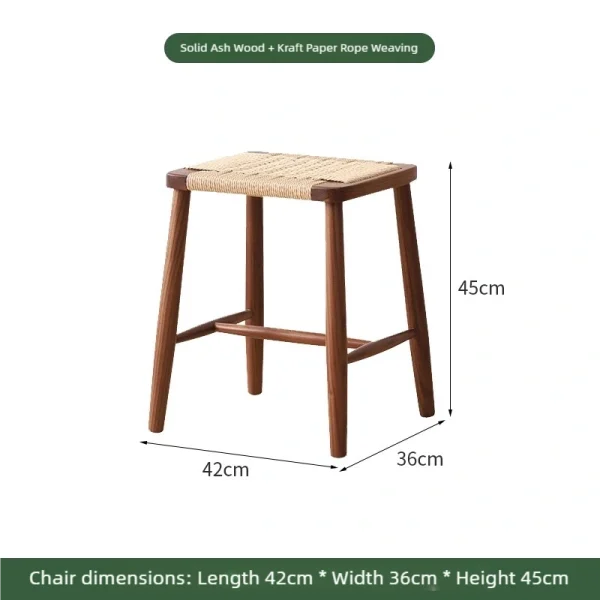 Wholesale Solid Wood Woven Rope Table and Chair Sets