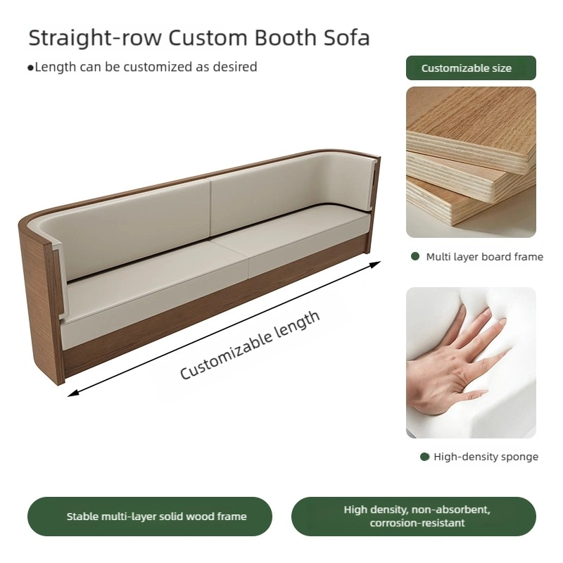 Bulk Restaurant Furniture Supply - Novel Booth, Table and Chair Sets; Customizable for Commercial Project - 이미지 12