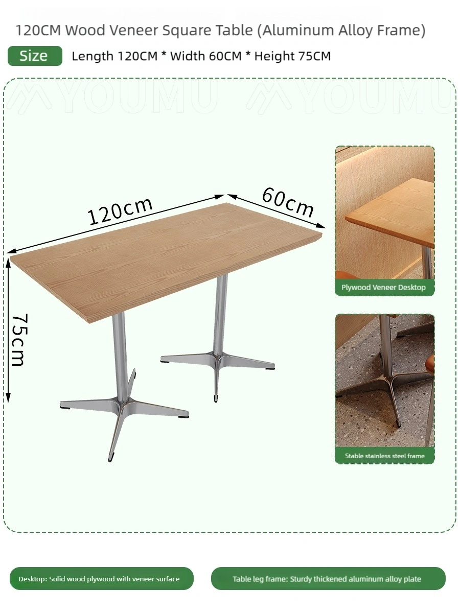 Bulk High-end Modern Cafe Furniture Sets Wholesale – Tables, Chairs, and Booth Sofas Can Be Customized – Bild 14