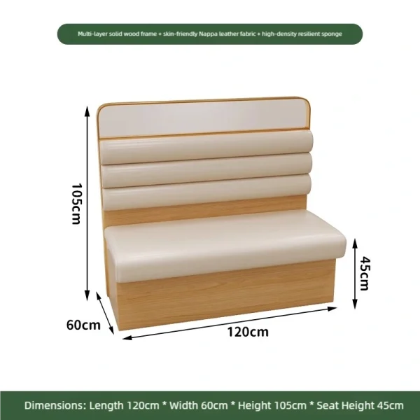 Factory Direct Supply Japanese-style Minimalist Restaurant Table and Chair Sets