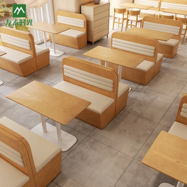 Modern Commercial-Grade Minimalist Café Seating – Tables, Chairs & Booths