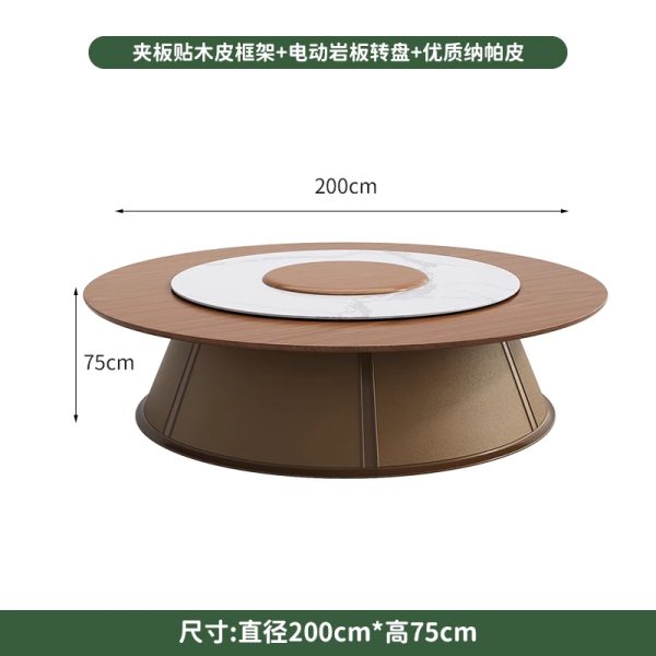 Banquet Hall Furniture, Private Room Round Dining Table Set Supply –Factory Direct Supply and Wholesale Prices